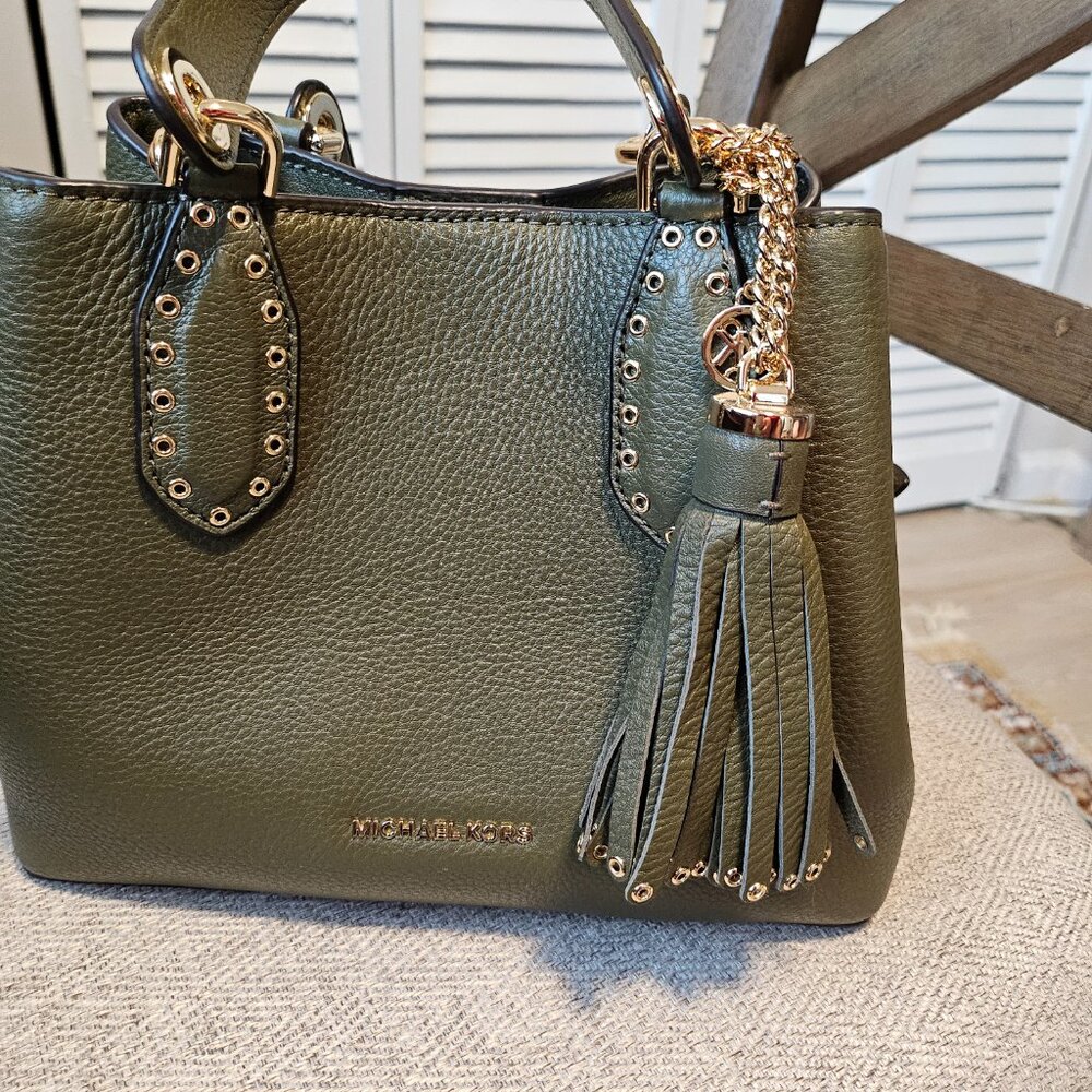 Michael Kors Brooklyn Small Grab Bag - Olive